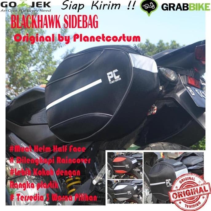 BIG SALE (BISA COD) Tas Motor Blackhawk Bagasi box samping Nmax Tmax Xmax Lexi Aerox Pcx TERLARIS TE