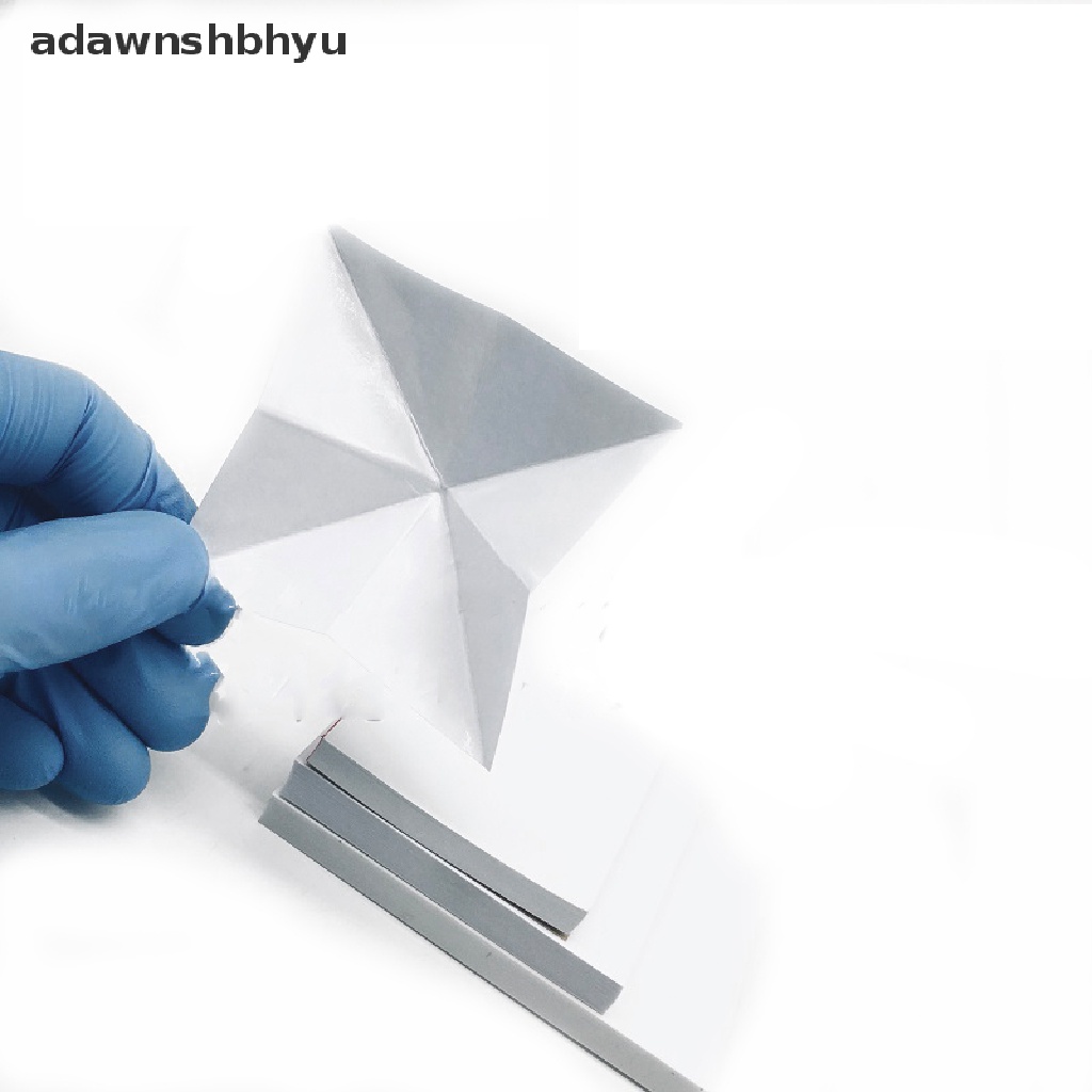Adawnshbhyu 50Sheets Penebalan Cemeng Kertas Mixing Pad Lab Laboratorium ID