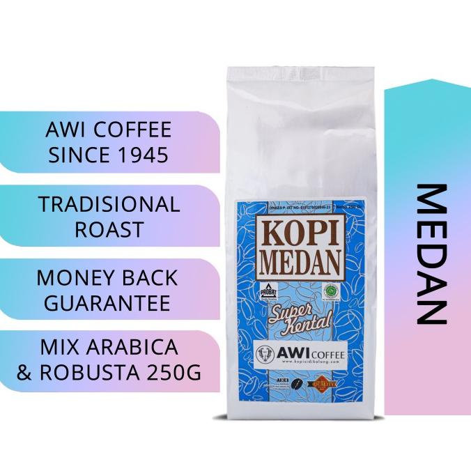 

[BISA COD] Awi Coffee Kopi Medan 250 gr Bubuk Kasar