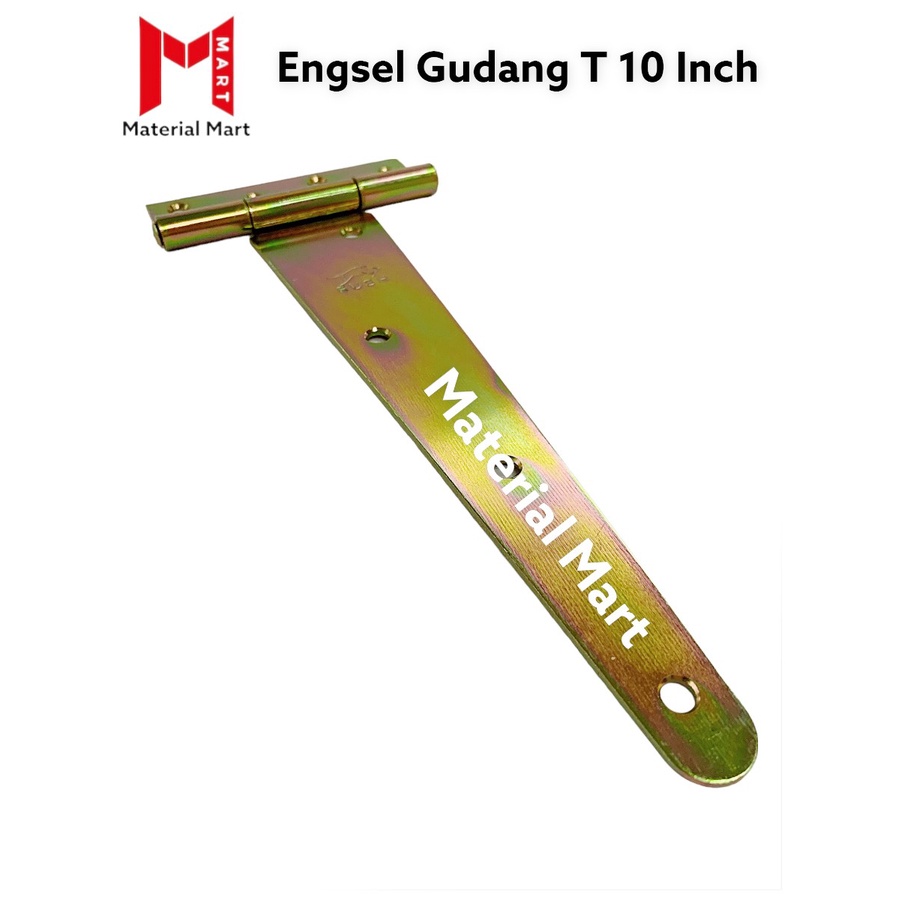 1 PC Engsel Gudang T 10&quot; | Engsel Pintu Gudang 10 Inch | Engsel T 25cm | Material Mart