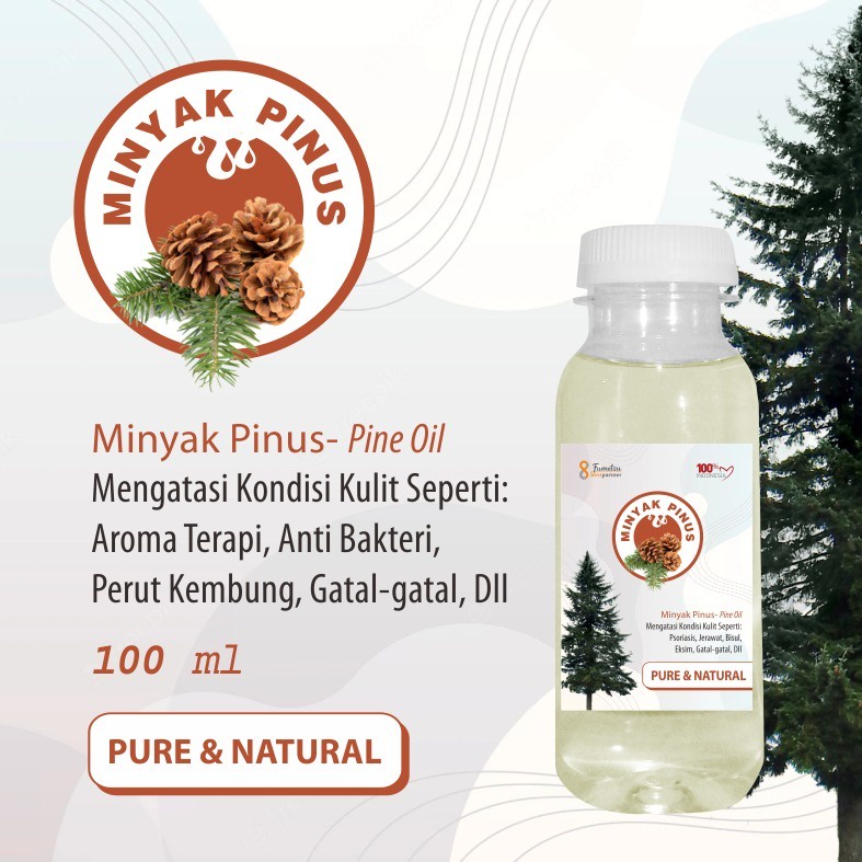 Minyak Pinus Murni - Pine Oil Kemasan Botol 100ml