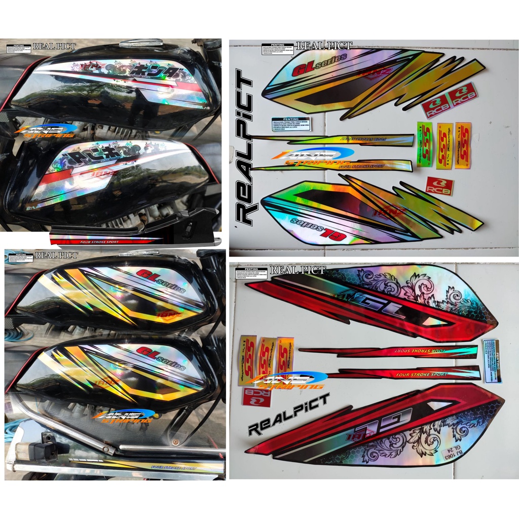 OBRAL STRIPING 15RIBU STRIPING GL MAX HOLOGRAN STANDART GL NEWTECH GL SERIES GL PRO