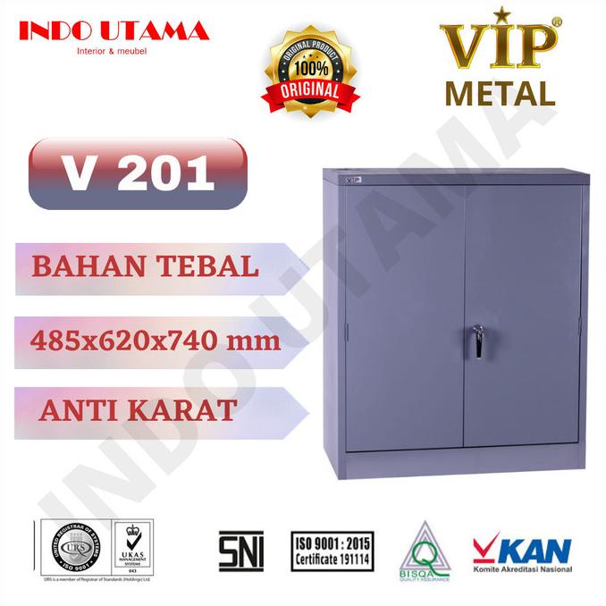 

LEMARI ARSIP BESI PENDEK FILLING CABINET KANTOR PLAT TARIK VIP V 201