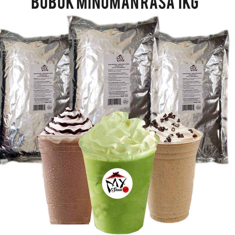 

㊰ BUBUK MINUMAN RASA 1KG - BUBBLE DRINK POWDER - MILKSHAKE - ICE BLENDED POWDER - SERBUK CAPCIN ❦
