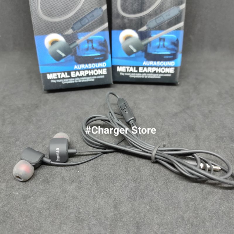 HEADSET MEGA BASS / EARPHONE BASS / HANDSFREE HARMAN KARDON