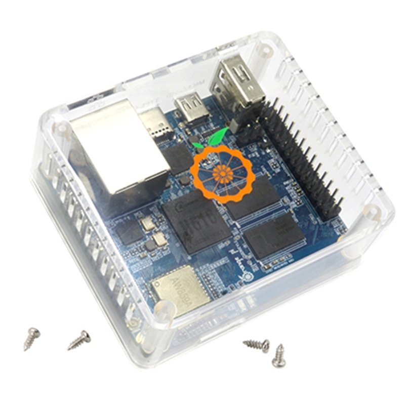 Btsg Untuk OrangePi Zero2 Putih Transparan Case Pelindung Papan Pengembangan Komputer