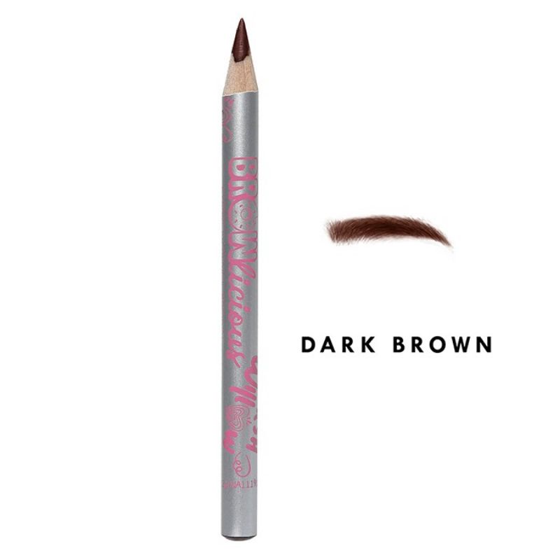 MARSHWILLOW Pensil Alis Browlicious EyeBrow Pencil Dark Brown