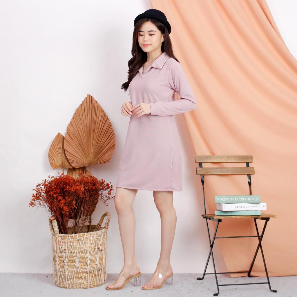 Dress Bamboo Knit Fashion Wanita26969119