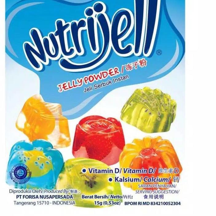 

ღ NUTRIJEL PLAIN KEMASAN SASET 15 GRM ピ