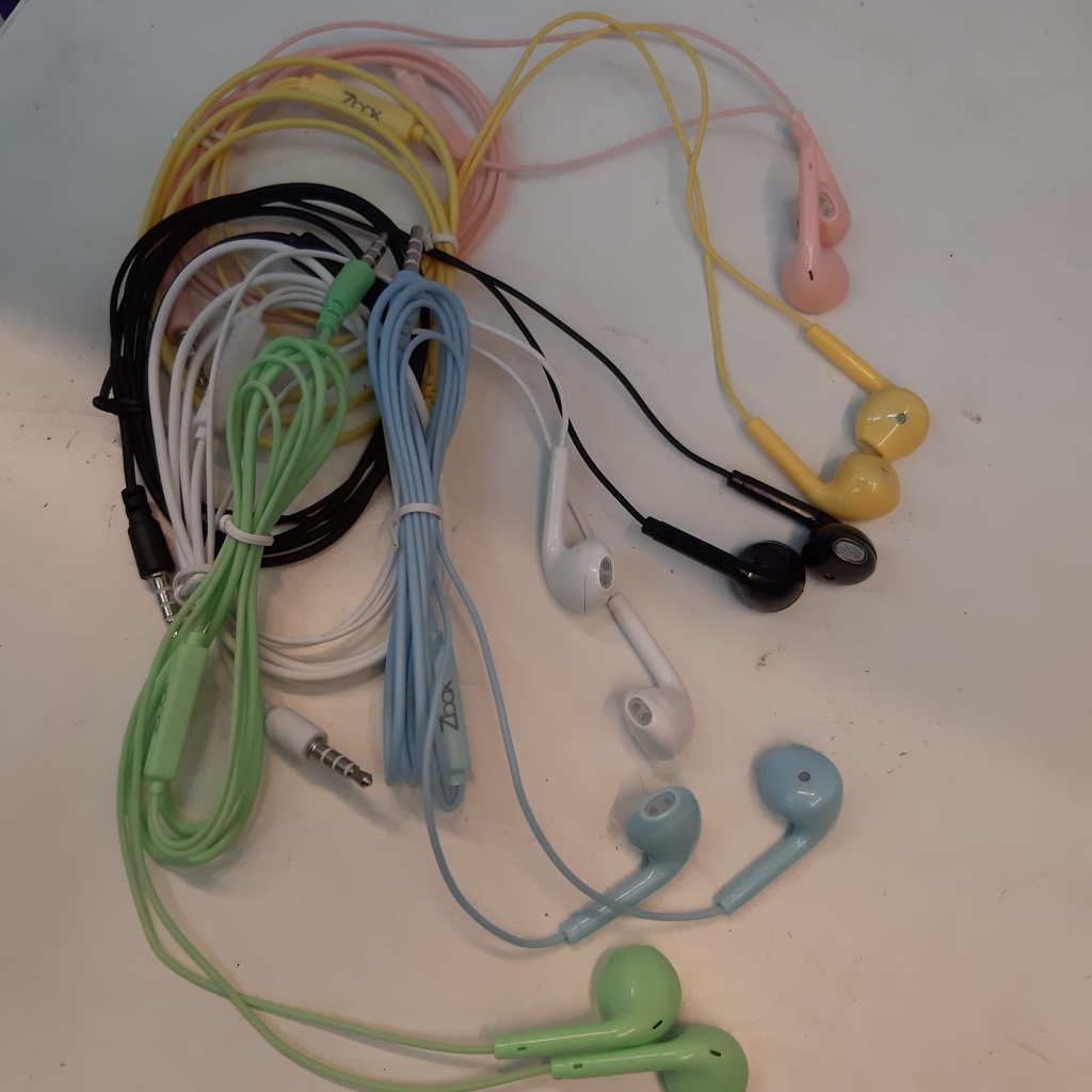 Headset ZBox ZX01 ZX02 Mic Bisa Telfon Headset ZBox Candy