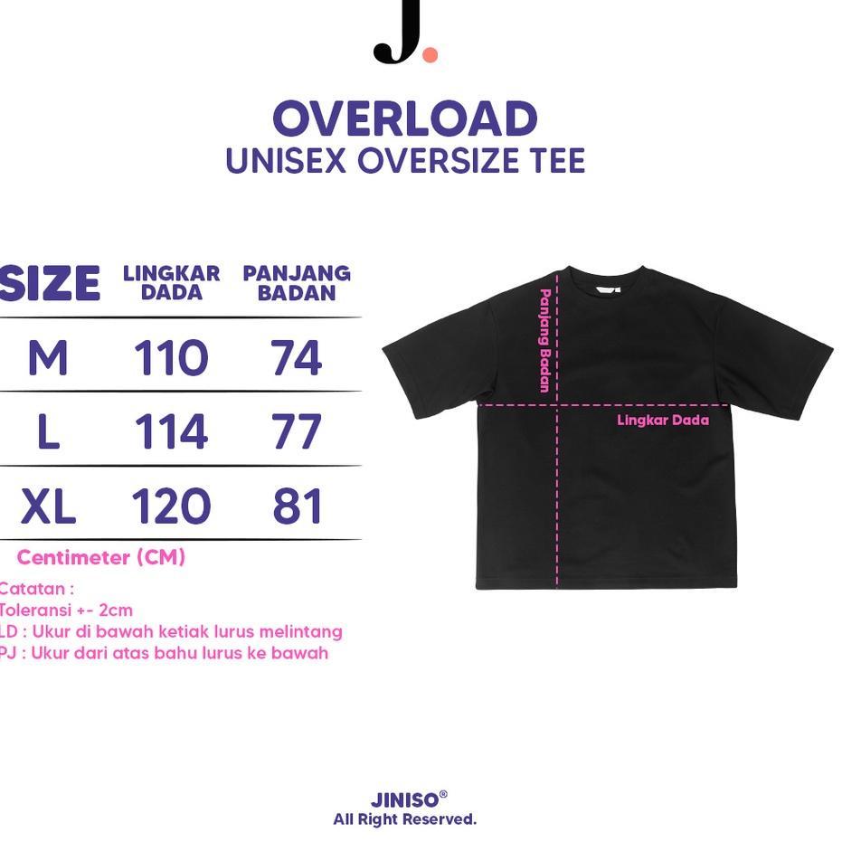 ■»► JINISO T-Shirt Classic Oversize Tee | Kaos