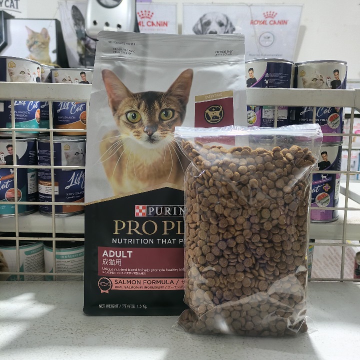 Makanan Kucing Proplan Salmon Adult Kemasan 1KG / Pro Plan Adult Salmon