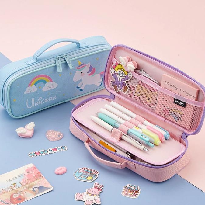 

Tempat Pensil / Angoo dreaming set Handbag Style Pencil Case Hand