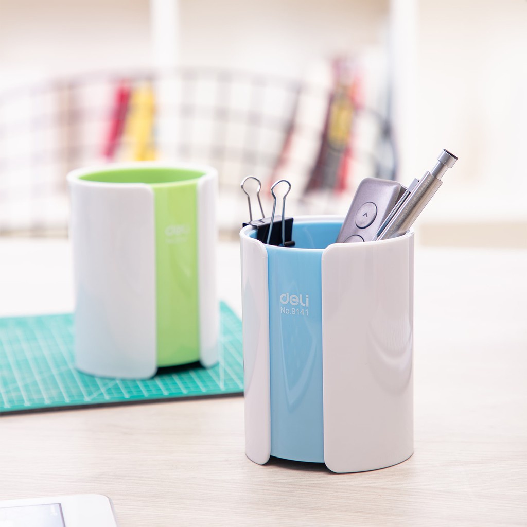 

Tempat Pulpen DELI / Pen Holder Dual Color - E9141