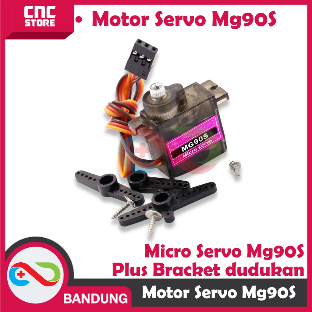 TOWER PRO MICRO SERVO MG90S MG-90S METAL GEAR WITH BRACKET SERVO