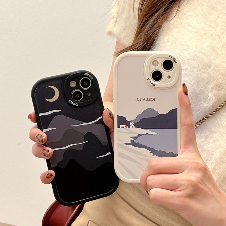 Black Peak Matte Soft Case VIVO Y11 Y12i Y15 Y17 Y20S Y20i Y12S Y50 Y30i V9 S1 V9 Y19 Y91C Y93 Y95 Y01 Y15S Y15A V15 V11I Y21S Y21A Y21G Y21T Y33S Y16 Y22S Y35 V23E S1 Pro V5S Lite