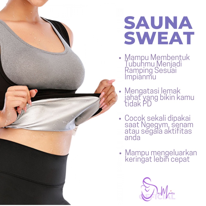 Tentop Baju Olahraga Pembakar Lemak CAMI TENGTOP SILVER Pelangsing Pengecil Perut Buncit Wanita Korset Perak Pembakar Penghilang Penghancur Lemak Cewek Wanita Tangtop Alat Pengecil Perut Sport Tanktop Baju Sauna Susut Lemak Perempuan Wanita