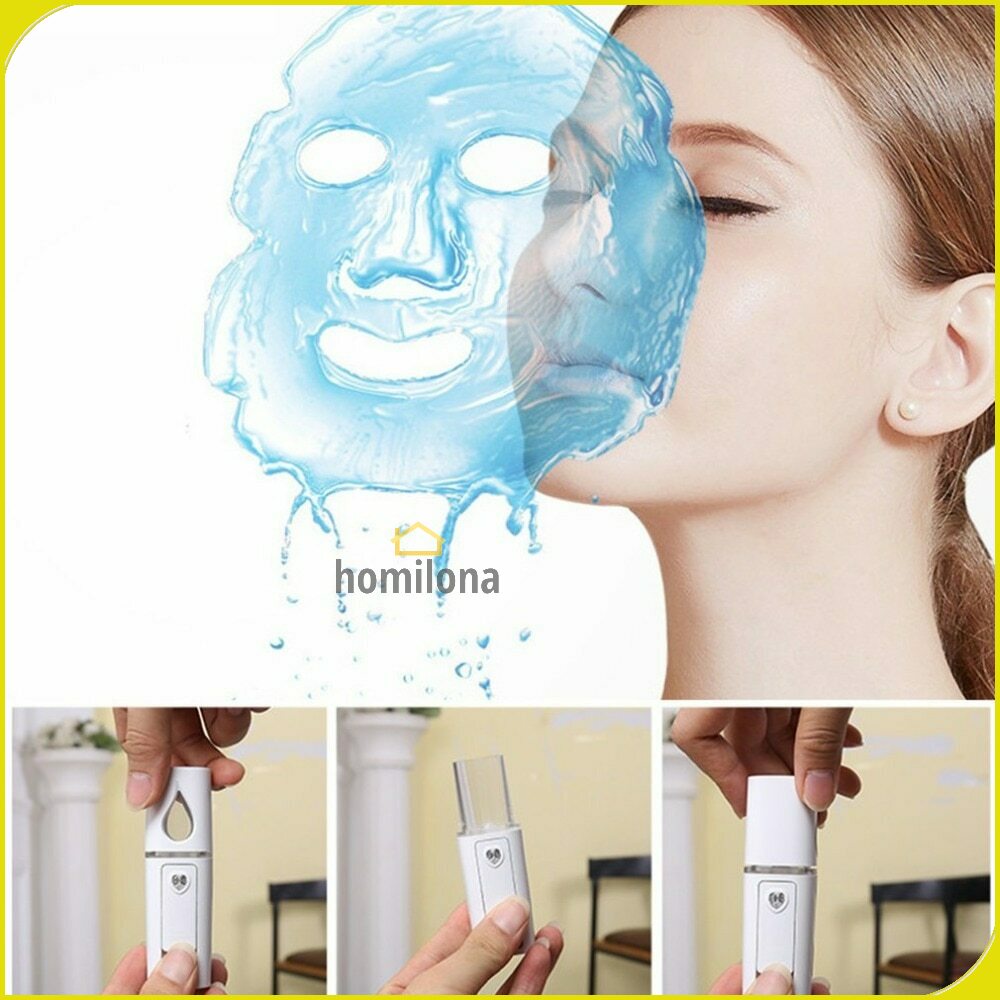 ICOCO Steamer Muka Nano Spray Humidifier Mist Atomization Moisturizing L-2 White