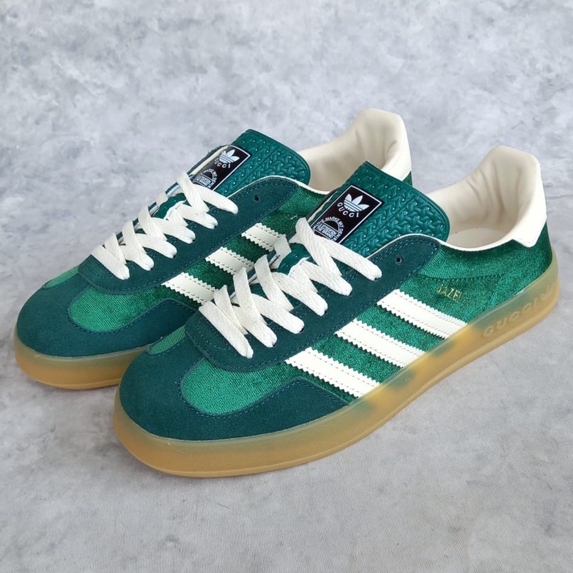 SEPATU ADIDAS GAZELLE xGUCCI PREMIUM MIRROR BNIB VIETNAM IMPORT PRIA SNEAKERS MURAH SPORT CASUAL SAN