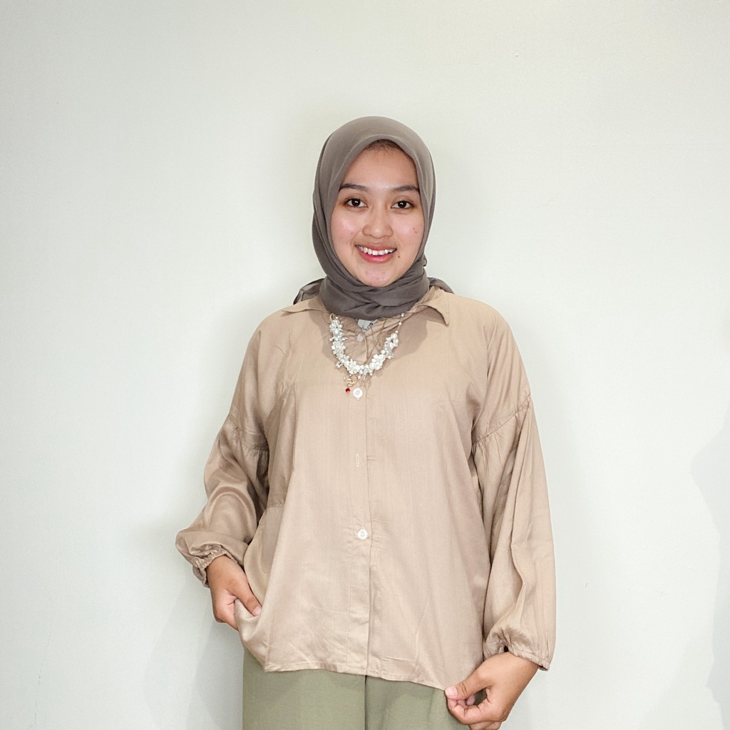 Kemeja Wanita Rayon Twill - Sabilla Shirt