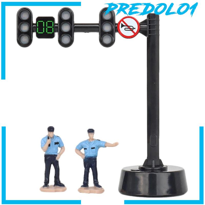 (Predolo1) Mainan Lampu Lalu Lintas Elektrik Mini Dengan Suara + Lampu Untuk Pesta