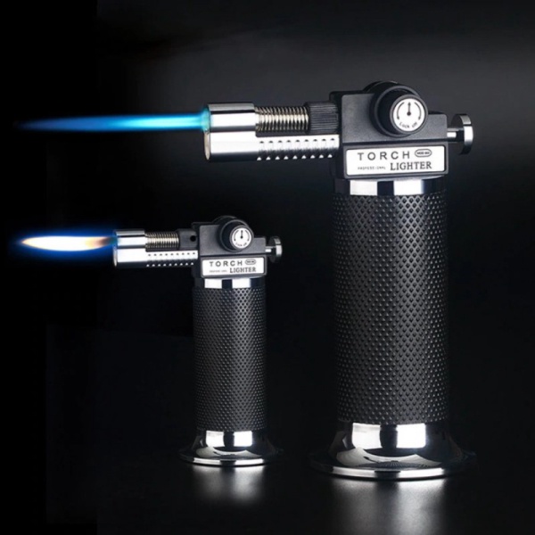 

Dijual Korek Api Gas Butane Flame Torch Jet Windproof - CH802 - Black Diskon