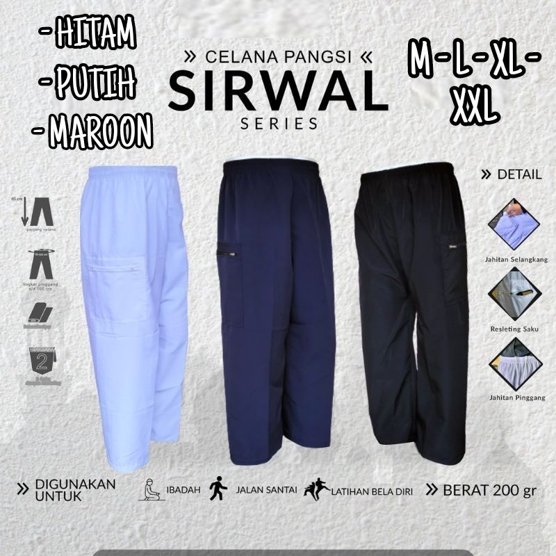 Celana sirwal jumbo termurah celana pangsi celana komprang celana adem size M - XXL
