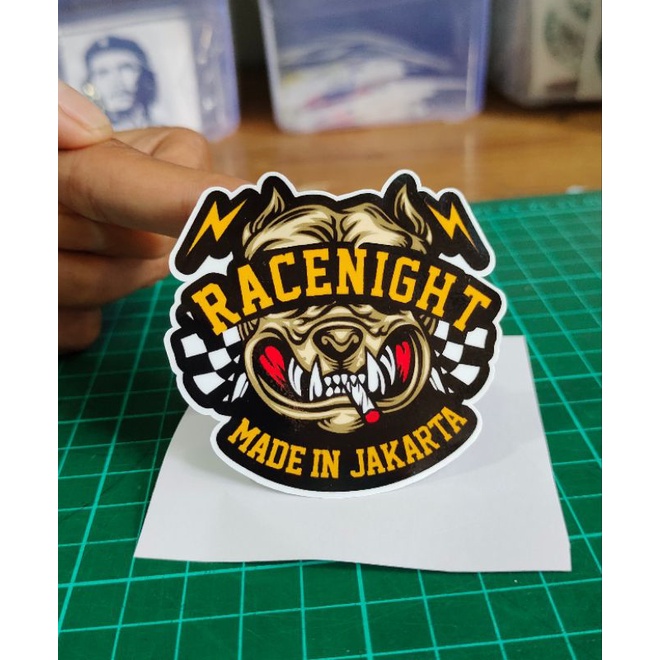 

stiker print racenight custom stiker murah keren lucu