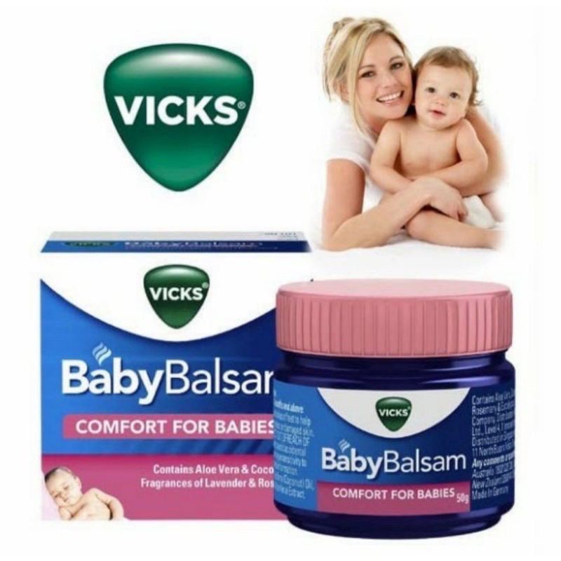 VICKS BABY BALSAM 50 GRAM | ORIGINAL - ED 07/2025