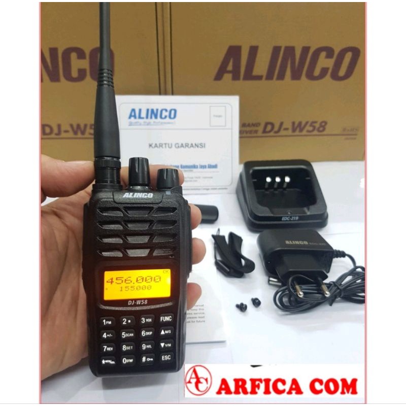 HT ALINCO DJ-W58 WATERPROOF GARANSI ALINCO W 58 RADIO HT ALINCO