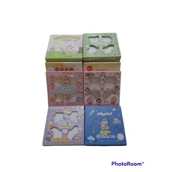 1 Pcs Box Stiker KOSONG ( MOTIF RANDOM)