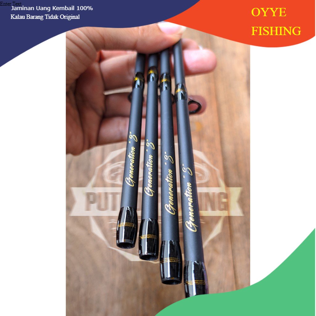 Rod Top section Cangkek 682UL 2-6lb GEN 4 atau GEN S Spinning