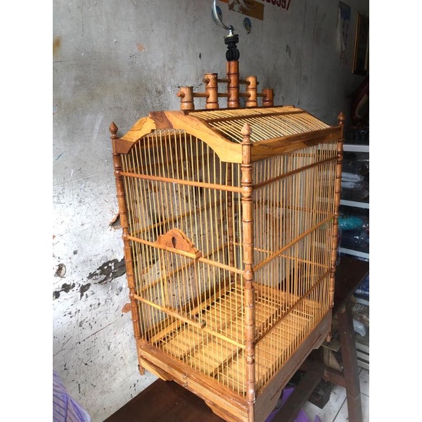 SANGKAR BAMBU JAJAR PERNIS NO 3 (30CM X 35CM)