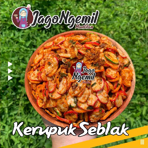 

KERUPUK SEBLAK PEDAS DAUN JERUK ASLI, BUMBU CABE MELIMPAH | PEDAS RENYAH | Snack Kekinian Jago Ngemil Muntilan