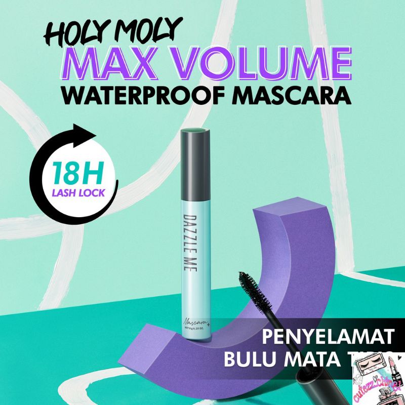 ☃️Cutezz_Ching1☃️Dazzle Me Holy Moly Volume Mascara | Waterproof Long Lasting Volumizing
