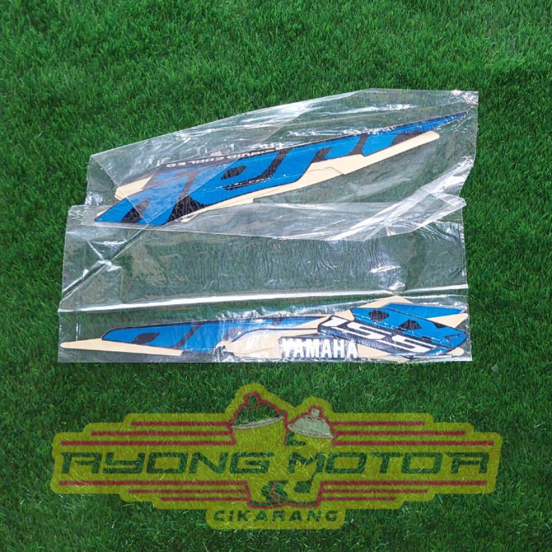 Striping Yamaha Aerox 155 2019 Hitam Biru (Custom)