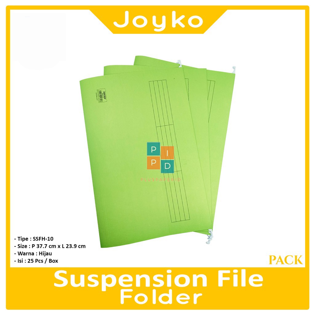 

JOYKO - Map Gantung Hijau SSFH-10 Suspension File Folder - Pcs