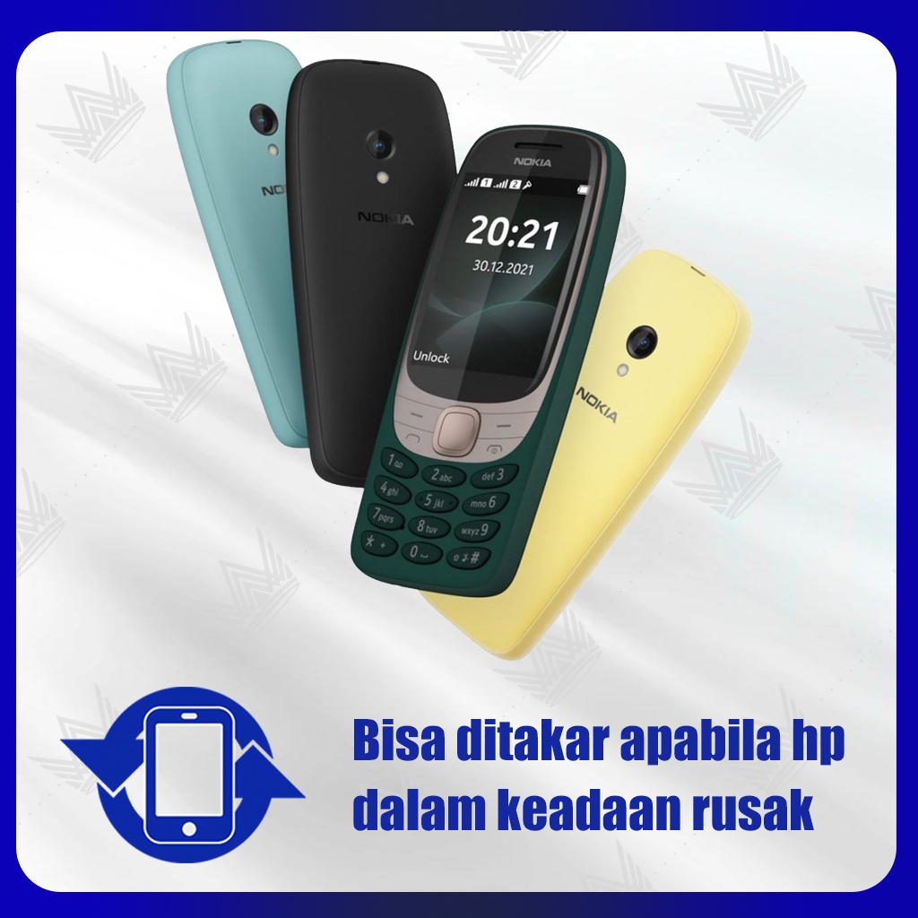 HP Nokia 6310 2021 DUAL SIM Bisa Bahasa Indonesia Garansi Toko