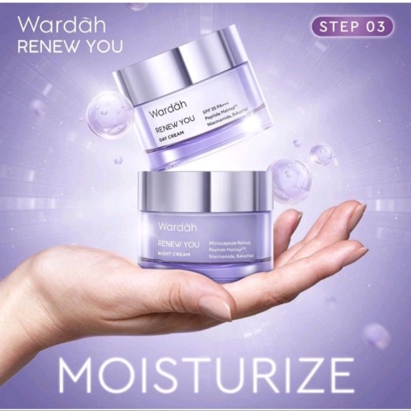 WARDAH RENEW YOU ANTI AGING DAY CREAM | WARDAH RENEW YOU ANTI AGING NIGHT CREAM | WARDAH RENEW YOU