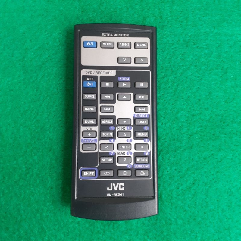 Remote DVD Tape Mobil JVC Original Asli . RM - RK241 .