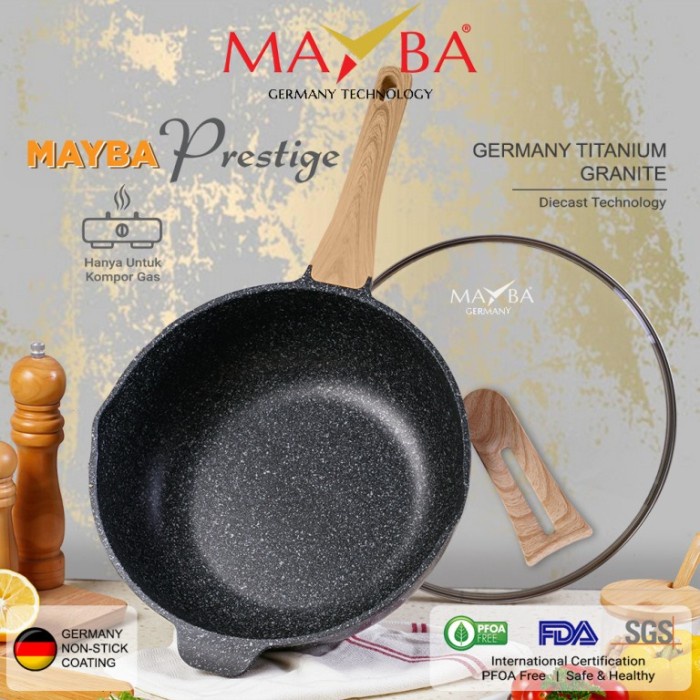 Wjn Panci Mogen Anti Lengket Marble Coating - Moegen Germany 30Cm