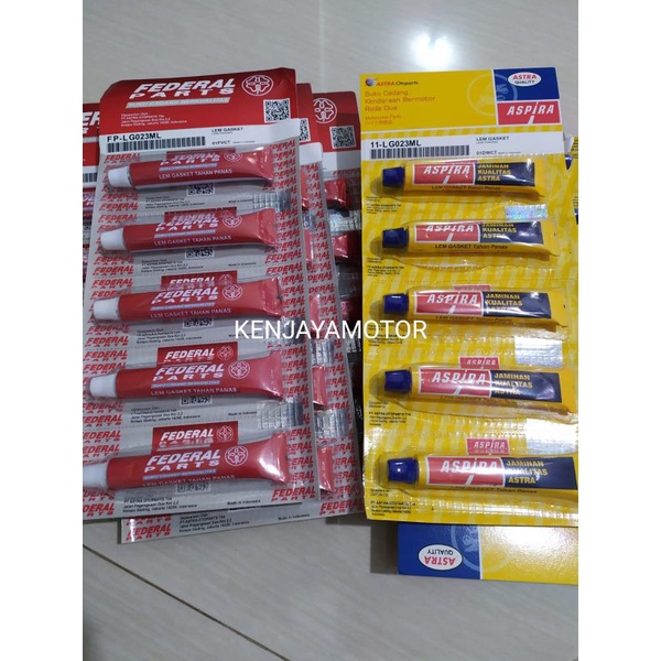 LEM PAKING GASKET MEREK ASPIRA DAN FEDERAL TAHAN PANAS