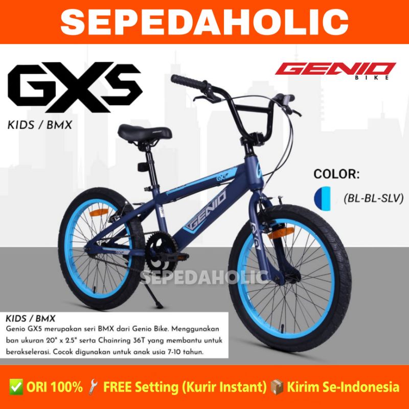 Sepeda Anak Laki BMX GENIO GX 05 Ukuran 20 Inch