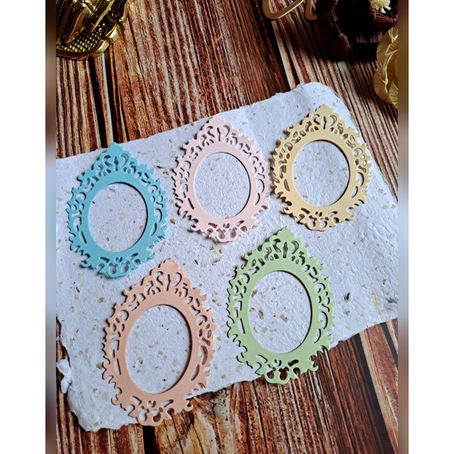 

5 pcs set Frame Diecut V6