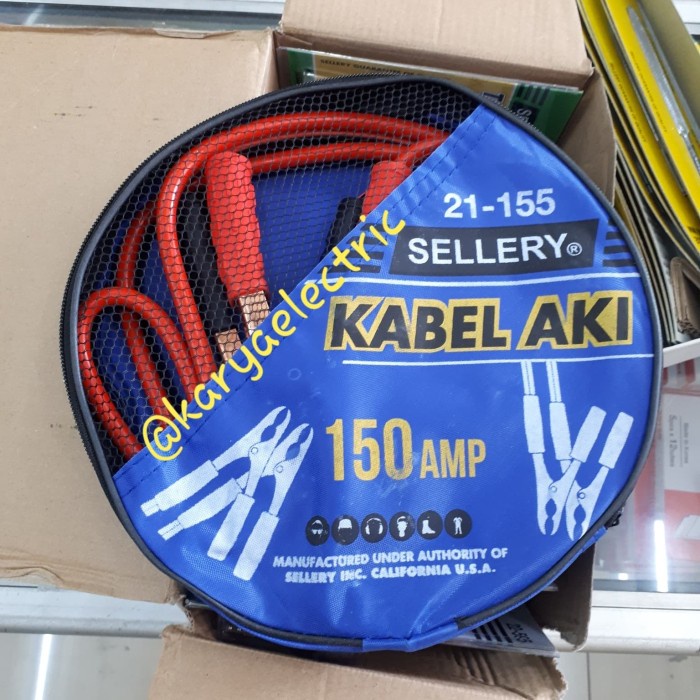 KABEL JUMPER AKI MOBIL 150A SELLERY 21-155 JEMPER AKI BOOSTER CABLE