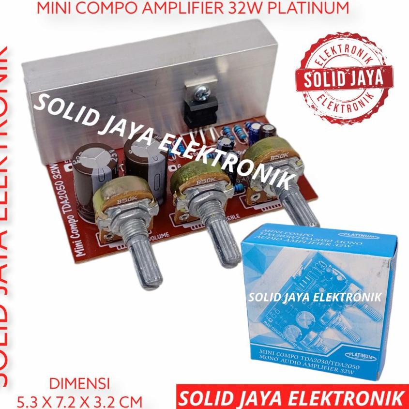 Jual Terbaru Kit Power Speaker Aktif Mini Compo W Tda Ampli Amplifier Mono Tda Mini