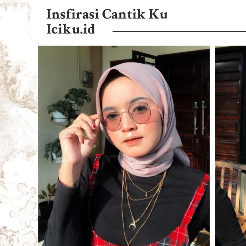 Kalung Rantai Jilbab Panjang Hijab Necklace Silver Premium Aksesoris Wanita