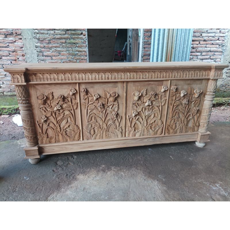 Bufet jati Jepara ukir Jepara