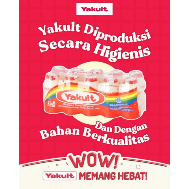 

Yakult 1 pek isi 5 botol FREE BUBLE N KARDUS PACKING