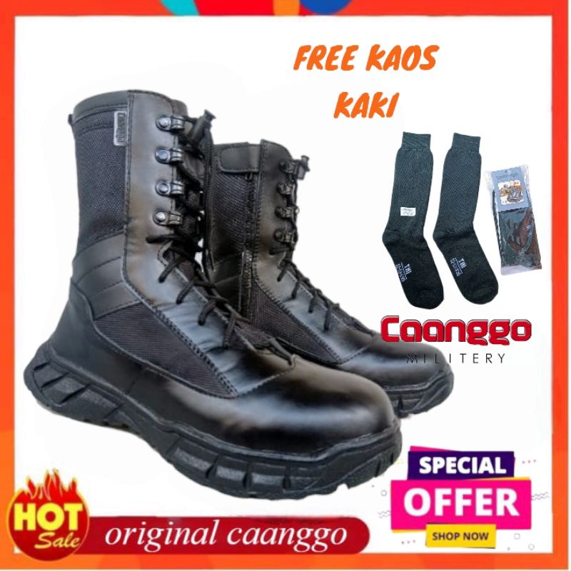 sepatu pdl jatah TNI/POLRI terbaru 2021 2022 kulit asli sepatu pdl pria